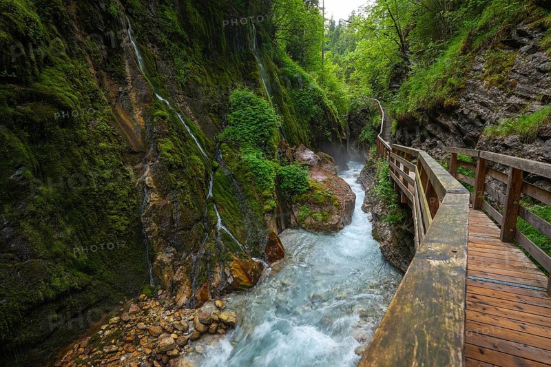 Magical Wimbach Gorge in Ramsau in Berchtesgadener Land