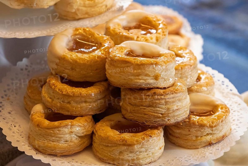 Argentina, Buenos Aires, pastry, sweets and desserts sold in street restaurants and cafes