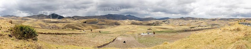 Car journey from Quito to Quilotoa, Andes, Ecuador