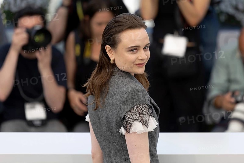 Cannes, France - 15.5.2024: Lena Urzendowsky during the photocall for SOUND OF FALLING at the 78th Cannes International Film Festival. The film festival will take place from 13 to 24 May 2025