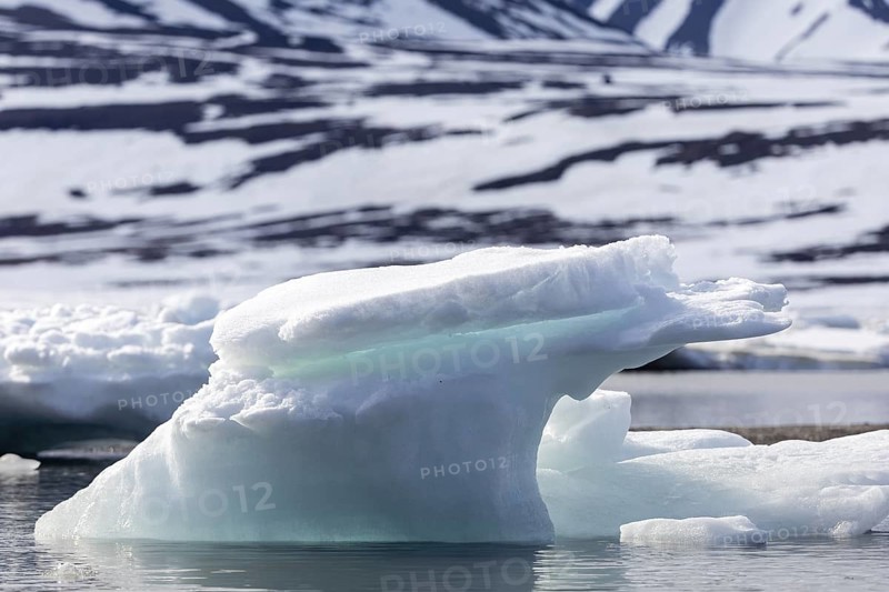 Iceberg, glacier ice, Faksevagen, Scandinavia, Spitsbergen