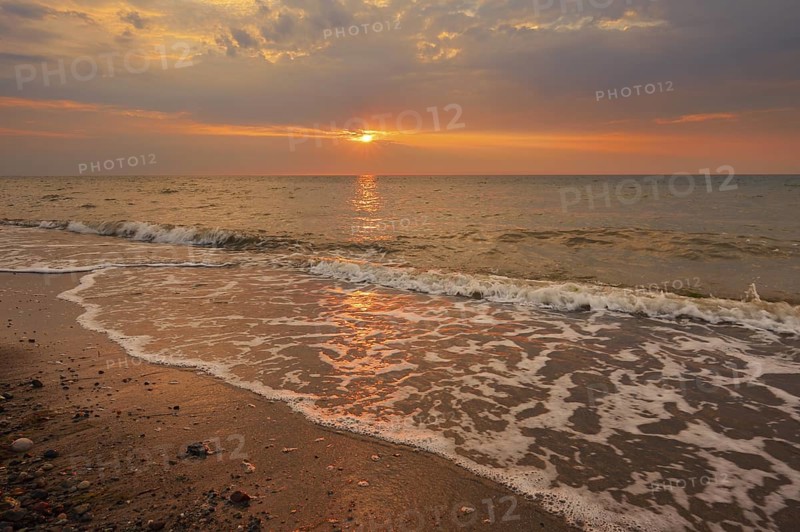 Sunrise on the Baltic Sea, Ostholstein, Schleswig-Holstein, Germany