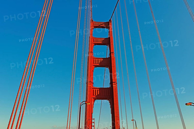 View of Golden Gate Bridge, San Francisco, California, USA