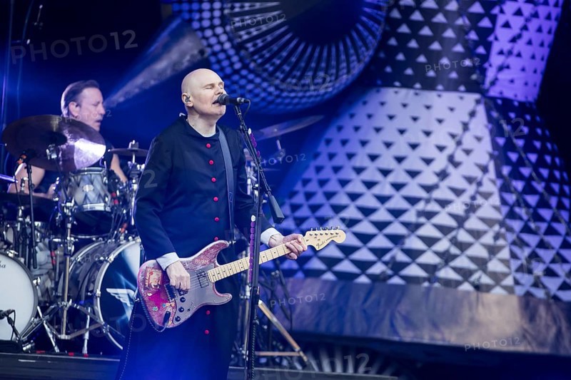 Jimmy Chamberlin (drummer) and Billy Corgan (singer) from The Smashing Pumpkins live on The Aghori Tour at the Zitadelle Spandau in Berlin on 06/08/2025