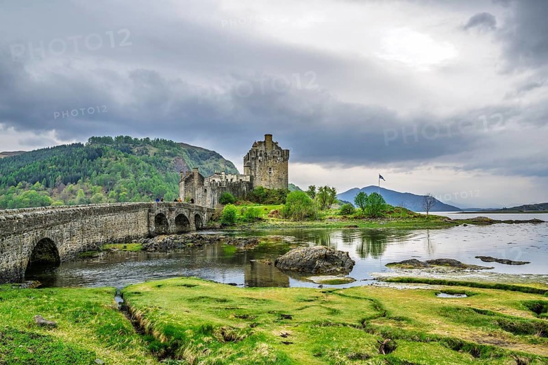 Eilean Donan Castle, Loch Duich, Isle of Skye, Highlands, Scotland, UK