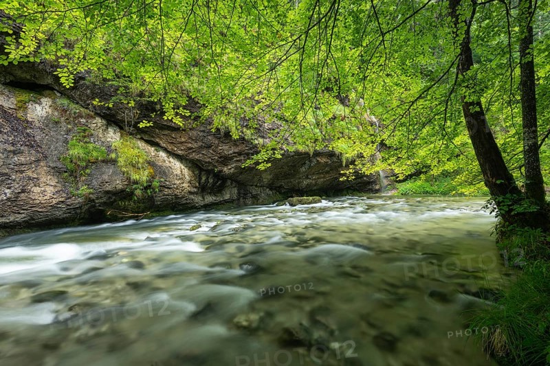 Wild and romantic Weißbach Gorge near Inzell