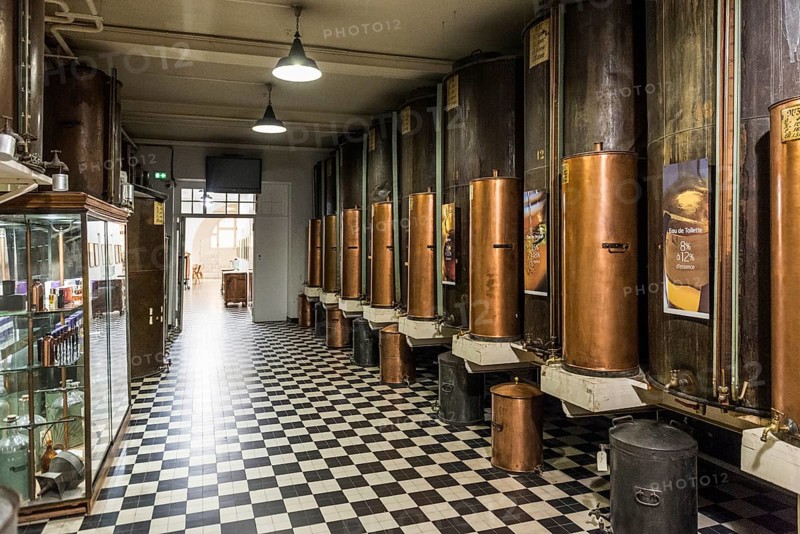 Interior view, Perfumery Molinard, Perfume manufacturer, Grasse, Alpes Maritimes, Provence Alpes Cote d'Azur, French Riviera, South of France, France