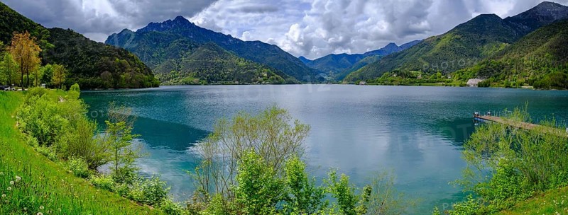 Lake Ledro, Lago di Ledro, Trentino, Italy