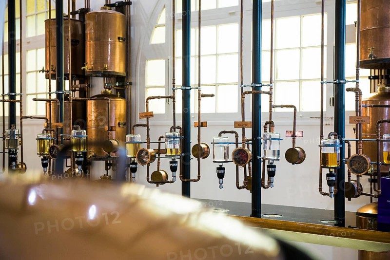 Interior view, Perfumery Molinard, Perfume manufacturer, Grasse, Alpes Maritimes, Provence Alpes Cote d'Azur, French Riviera, South of France, France