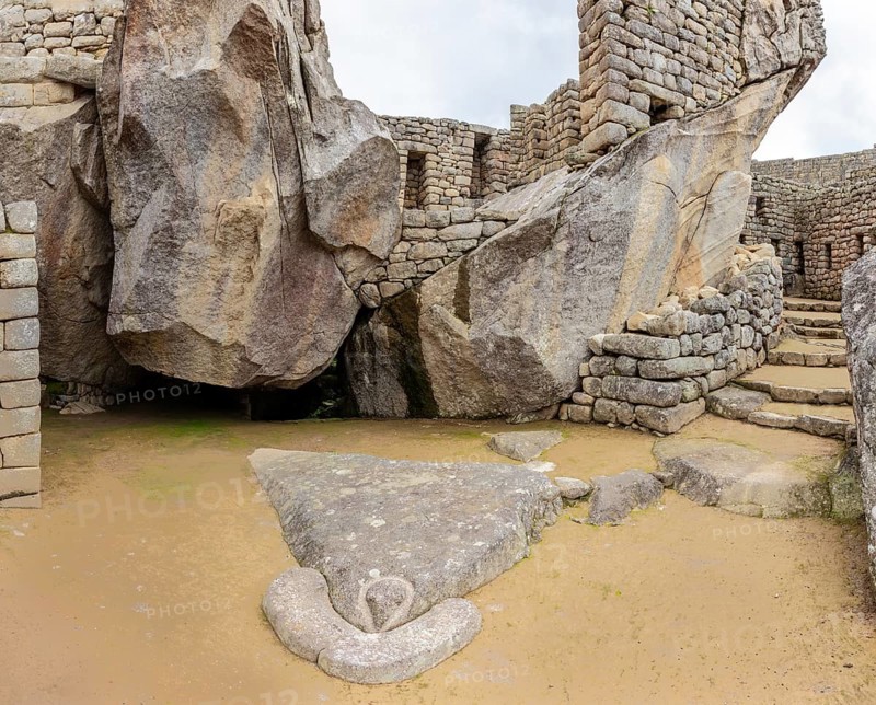Condor Temple, Machu Picchu, Sacred Valley, Peru