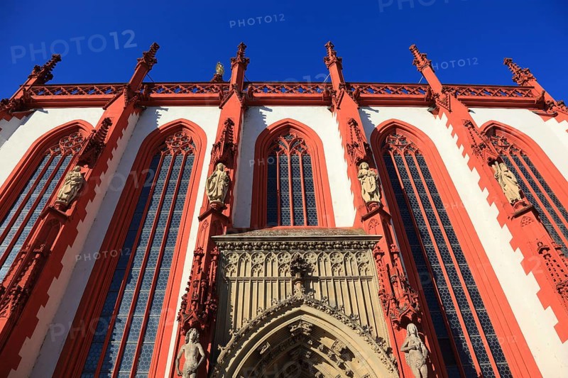 St Mary's Chapel on the Würzburg market square, Würzburg, Lower Franconia, Bavaria, Germany