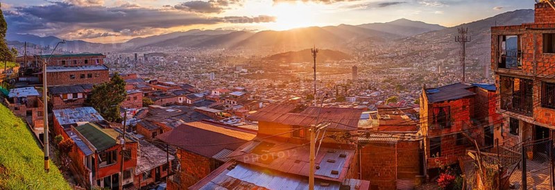 City view, Panorama, Medellin, Colombia