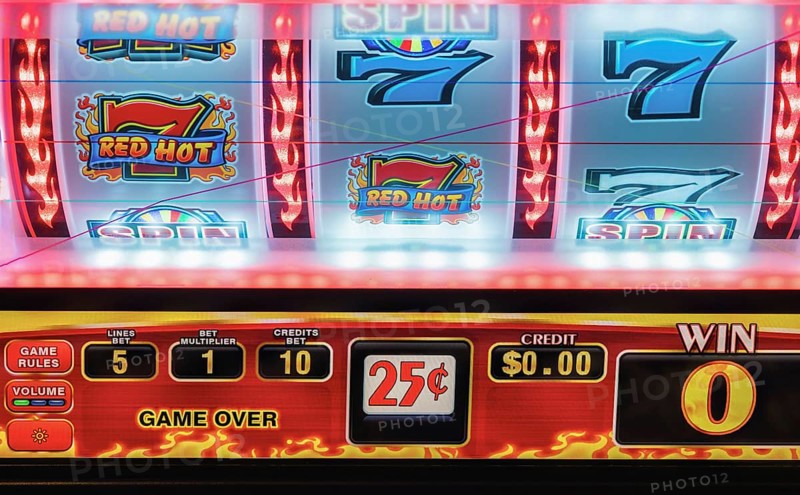 Casino gambling blackjack and slot machines waiting for gamblers and tourist to spend money