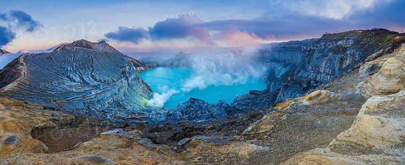 Kratersee Kawah Ijen Crater Lake Kawah Ijen