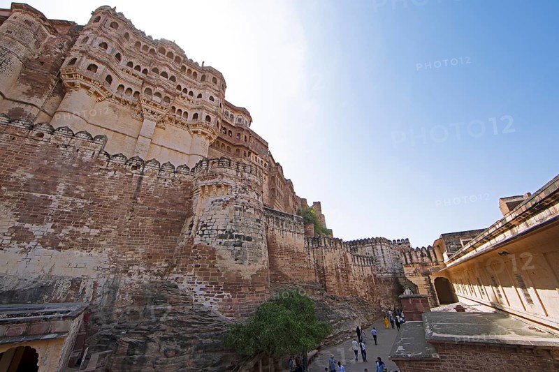 Mehrangarh or Meherangarh Fort, Jodhpur, Rajasthan, India