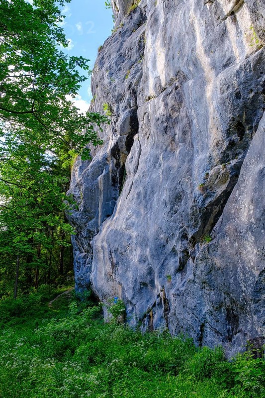Rocks, climbing rocks, Kanzianiberg, Finkenstein am Faaker See, Carinthia, Austria