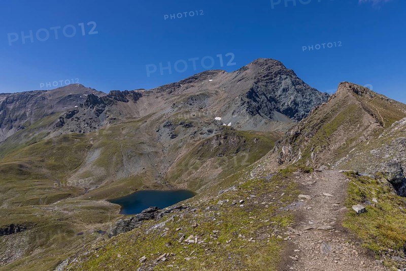 Landscape panorama, summit cross, Brennkogel, hiker, GroÃŸglockner, Pinzgau