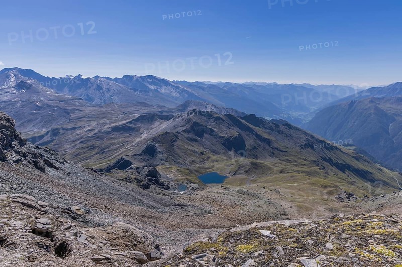 Landscape panorama, summit cross, Brennkogel, mountain lake, GroÃŸglockner, Pinzgau