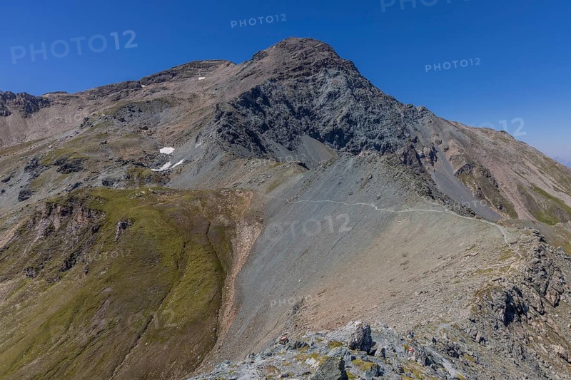 Landscape panorama, summit cross, Brennkogel, hiker, GroÃŸglockner, Pinzgau