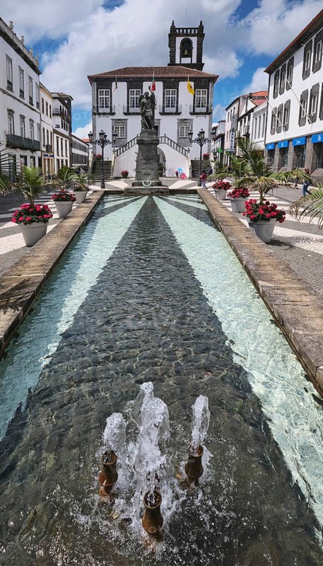 Town Hall of Ponta Delgada, SÃ£o Miguel, Azores, Portugal