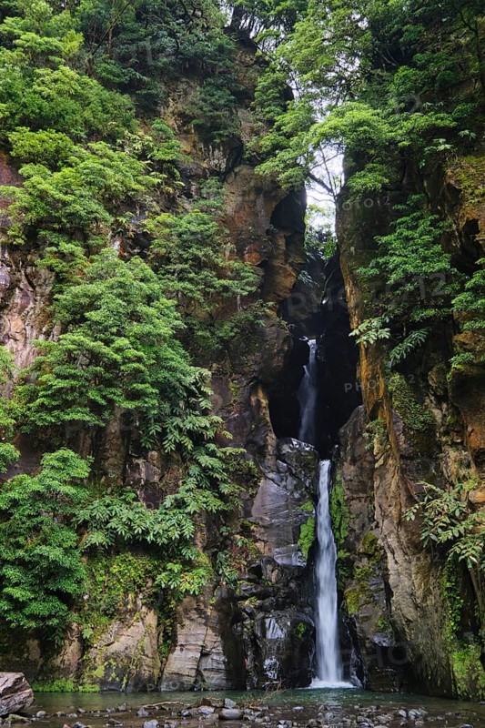 Salto do Cabrito waterfall, SÃ£o Miguel, Azores, Portugal