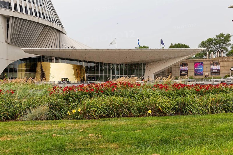 Architecture, main entrance of the casino building, Montreal, Province of Quebec, Canada