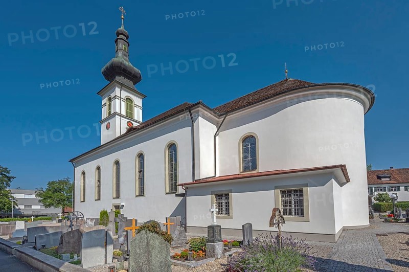 The Roman Catholic neo-Romanesque parish church of Franz Xaver in Lochau is a listed building, Vorarlberg, Austria, Vorarlberg, Austria