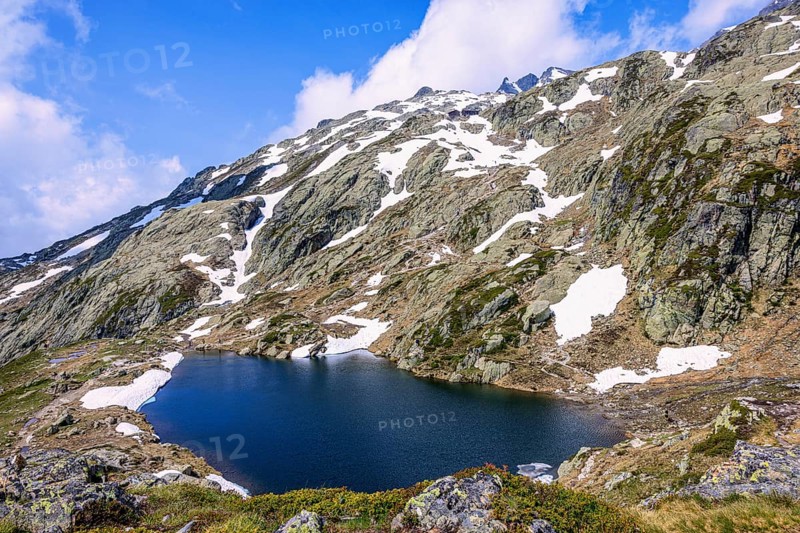 The lakes of ChÃ©serys, Chamonix, Haute Savoie, France
