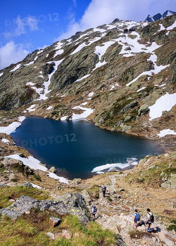 The lakes of ChÃ©serys, Chamonix, Haute Savoie, France