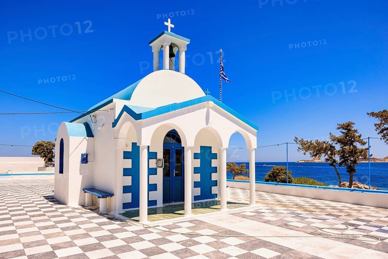 The chapel Agios Eleftherios near Komia, Milos, Cyclades Islands, Greece