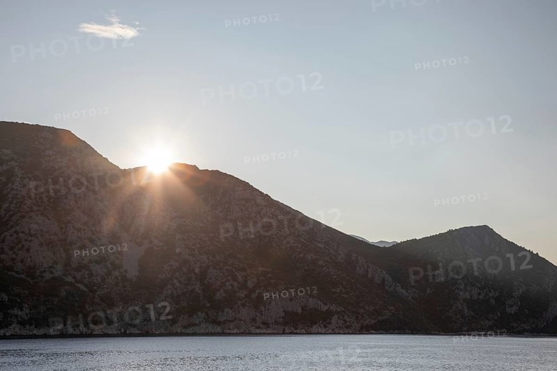 Sunrise over the PeljeÅ¡ac peninsula, Dalmatia, Croatia