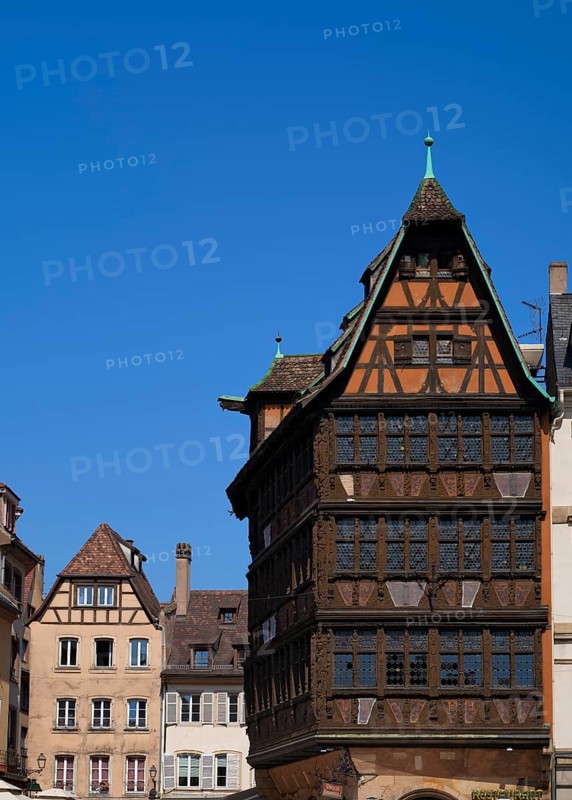 Half-timbered house Maison Kammerzell, Strasbourg, Strasbourg, Old Town, Bas-Rhin, Grand Est, Alsace, France