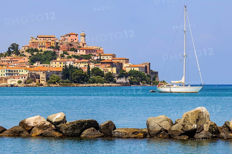 Forte Stella fortress, Portoferraio, Elba Island, Tuscan Archipelago National Park, Tuscany, Italy