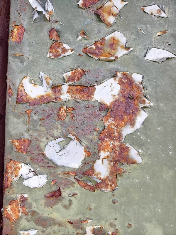 Rusty metal surface with peeling paint and heavy wear Lower Austria Austria