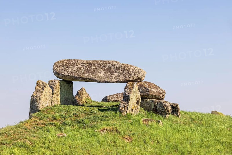 Passage grave on a hill from the Neolithic Age, Falbygden, Falköping, Sweden