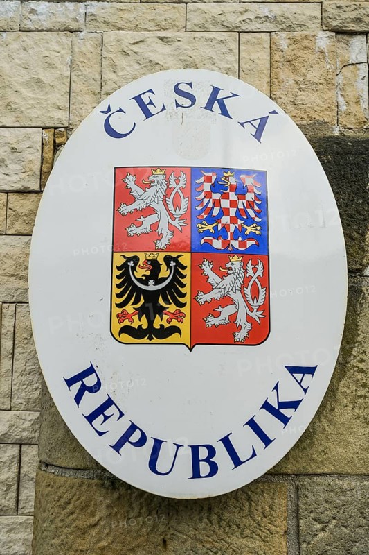 Shield, border, coat of arms, Czech Republic