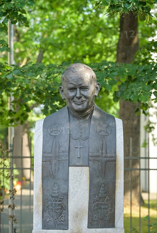 Monument to Pope John Paul II, Apostolic Nunciature, Vatican Embassy, Lilienthalstraße, Neukölln, Berlin, Germany