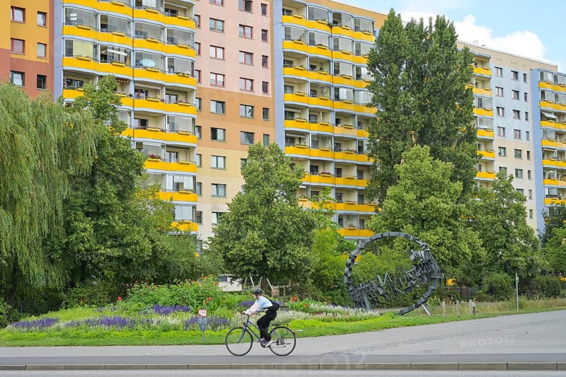 Prefabricated building, Zeppelinstraße, Potsdam, Brandenburg, Germany