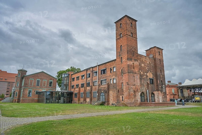 Old oil mill, Wittenberge, district of Prignitz, Brandenburg, Germany