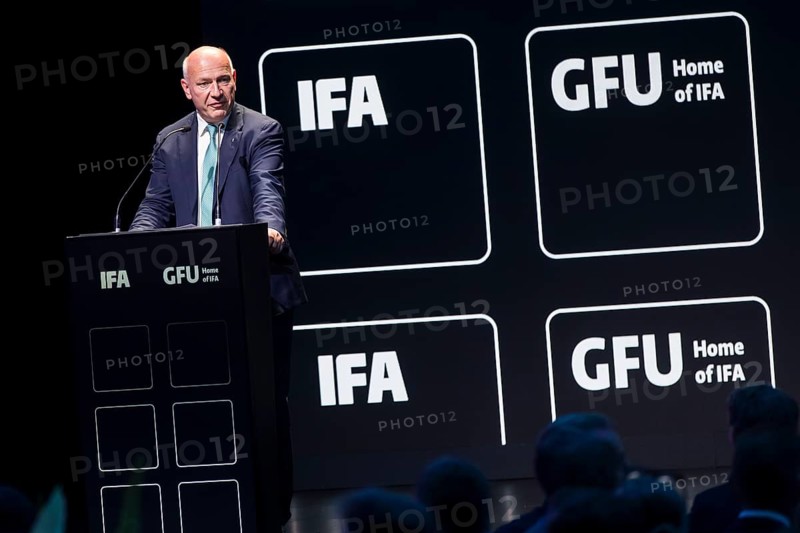 Kai Wegner (Governing Mayor of Berlin, CDU) speaks at the opening gala of the IFA consumer electronics exhibition in the CityCube, Berlin, 04/09/2025