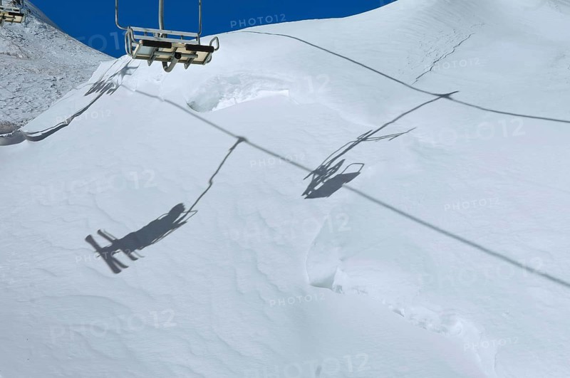 Chairlift, Alpe Tognola ski area, San Martino di Castrozza, Trentino, South Tyrol, Italy