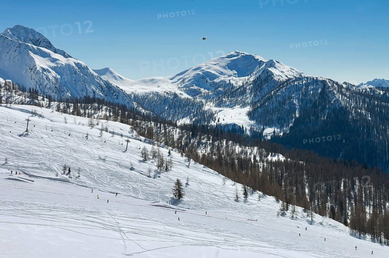 Alpe Tognola ski area, San Martino di Castrozza, Trentino, South Tyrol, Italy