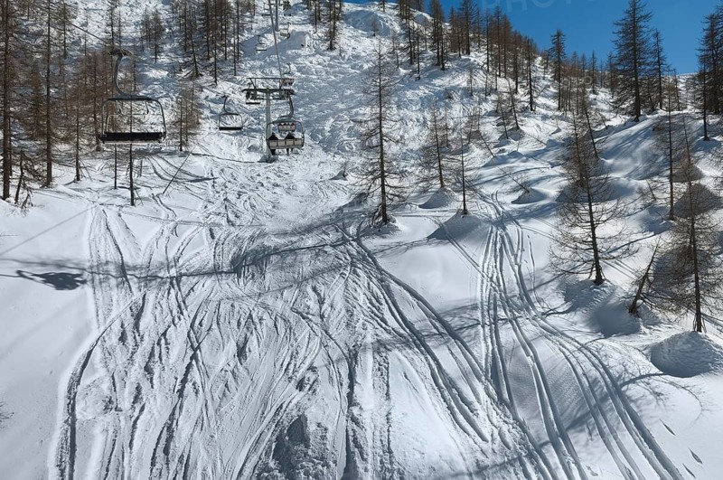 Alpe Tognola ski area, San Martino di Castrozza, Trentino, South Tyrol, Italy