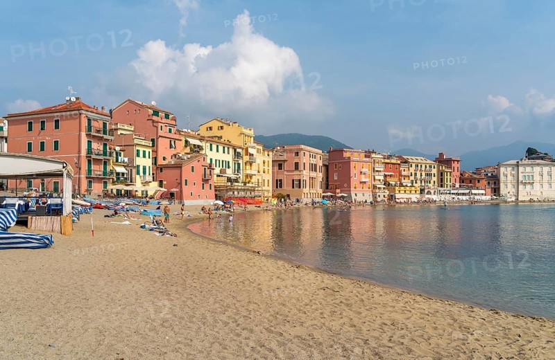 Scenery around Sestri Levante, a town and comune in the Metropolitan City of Genoa, Liguria, Italy