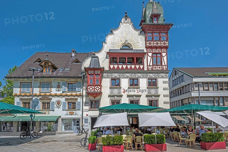 The Steinhauser or Johann Luger House on the market square, Dornbirn, Vorarlberg, Austria