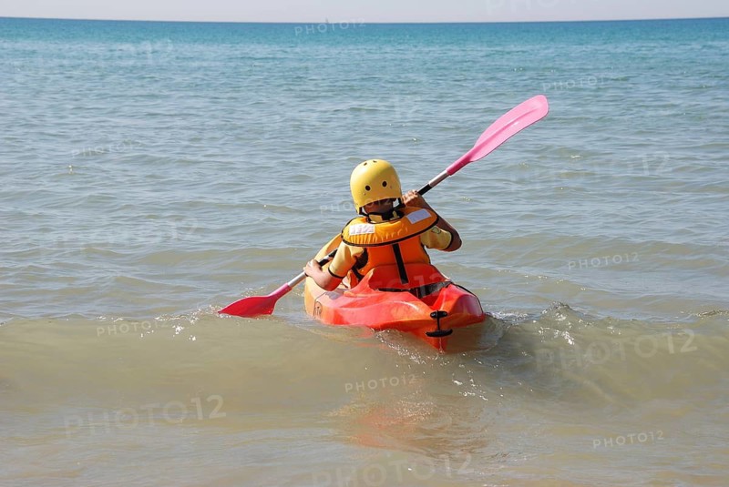 Sea kayak in Erquy in Brittany, France