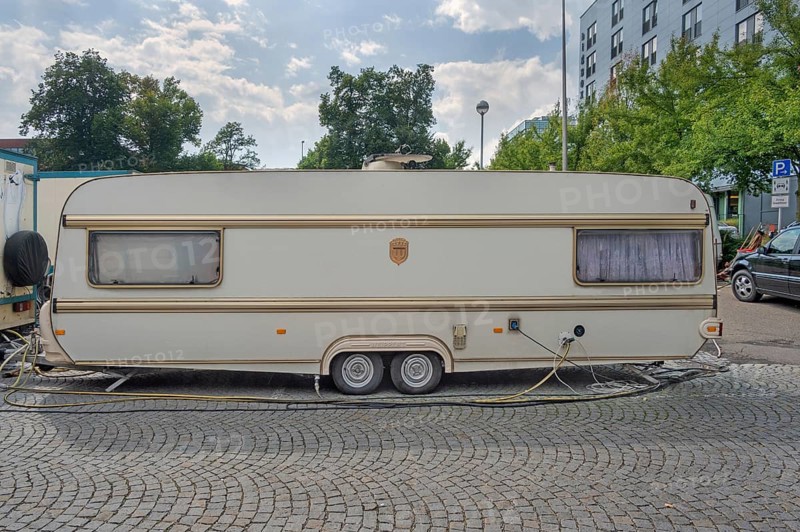 Weippert caravan from Circus-Krone, Kempten, Allgäu, Bavaria, Germany