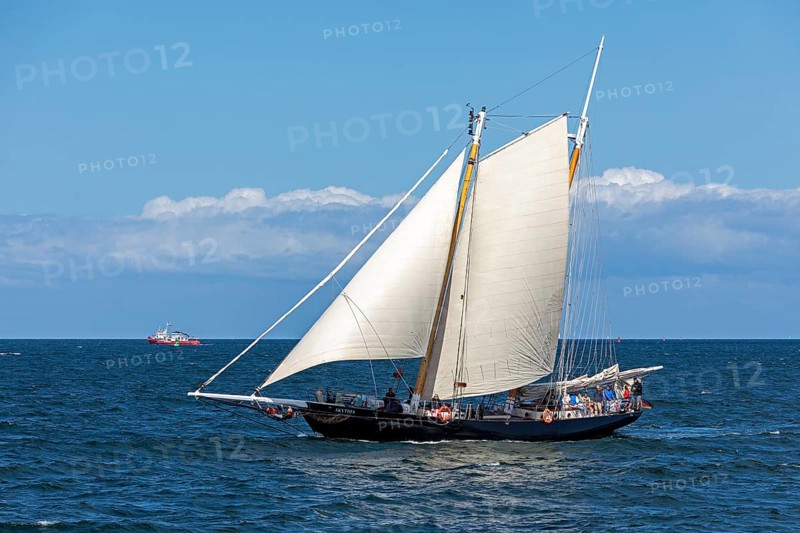 Sailing ship Skythia, Hanse-Sail, Ostee near Warnemünde, Rostock, Mecklenburg-Vorpommern, Germany