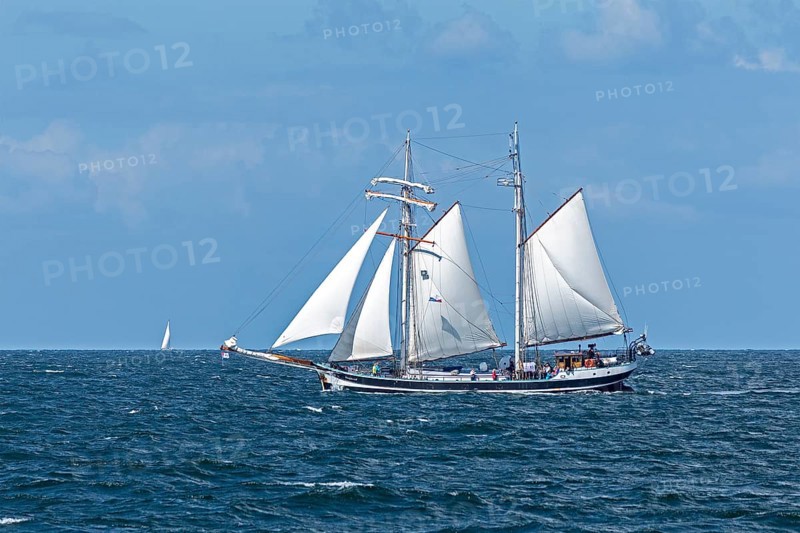 Sailing ship banjaard, Hanse-Sail, Ostee near Warnemünde, Rostock, Mecklenburg-Vorpommern, Germany