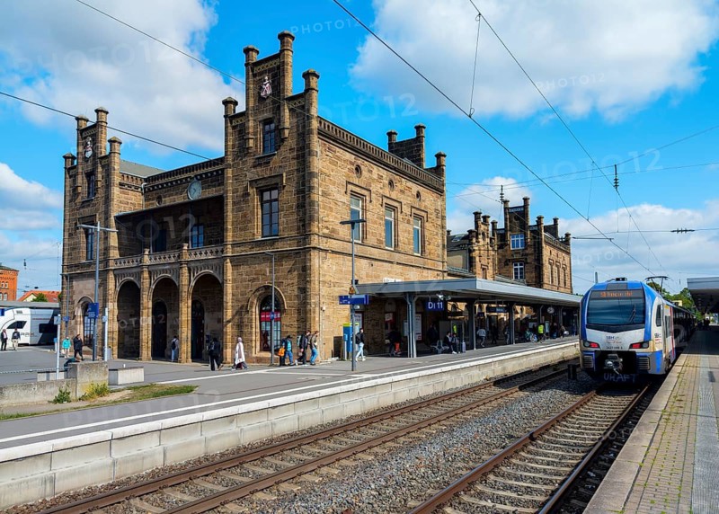 Minden railway station North Rhine-Westphalia Germany